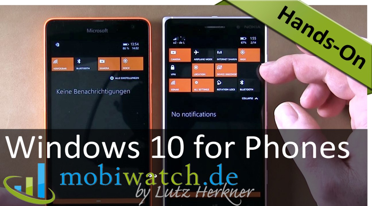 Windows 10 for Phones: Die erste Preview im Video-Check