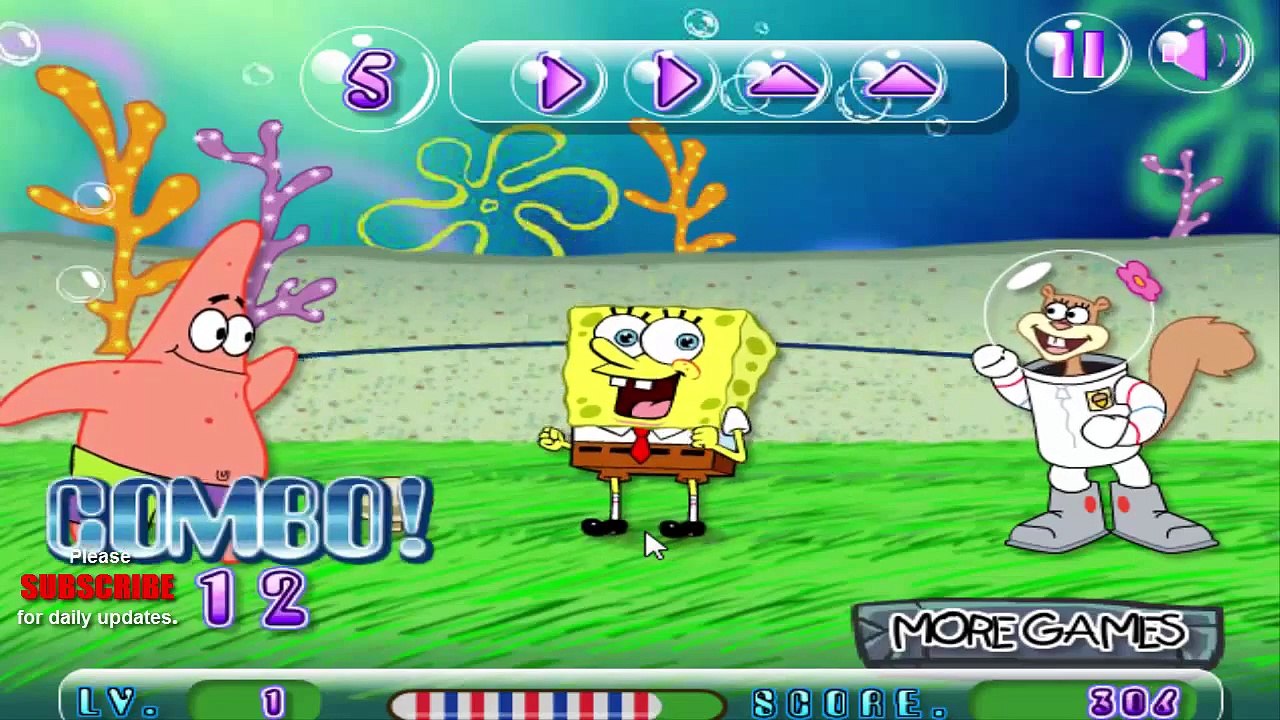 Bob Esponja juego - Spongebob Jump Rope Juego - juegos gratis en línea