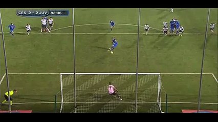 (Penalty missed) Vidal - Cesena 2-2 Juventus - 15-02-2015