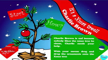▐ ╠╣Đ▐► Jeu de Noël - Charlie Brown et Noël Snoppy Tree Game - jeux gratuits en ligne