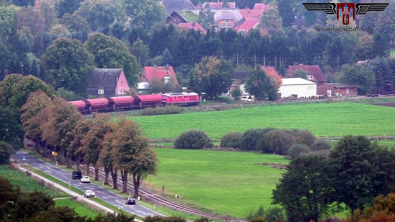 DB-Ludmilla auf der OHE - Panorama auf dem Paaschberg mit BR 232