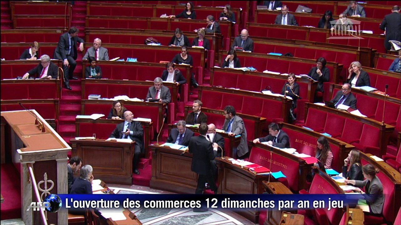Commerces: l'Assemblée vote l'ouverture possible douze dimanches par an