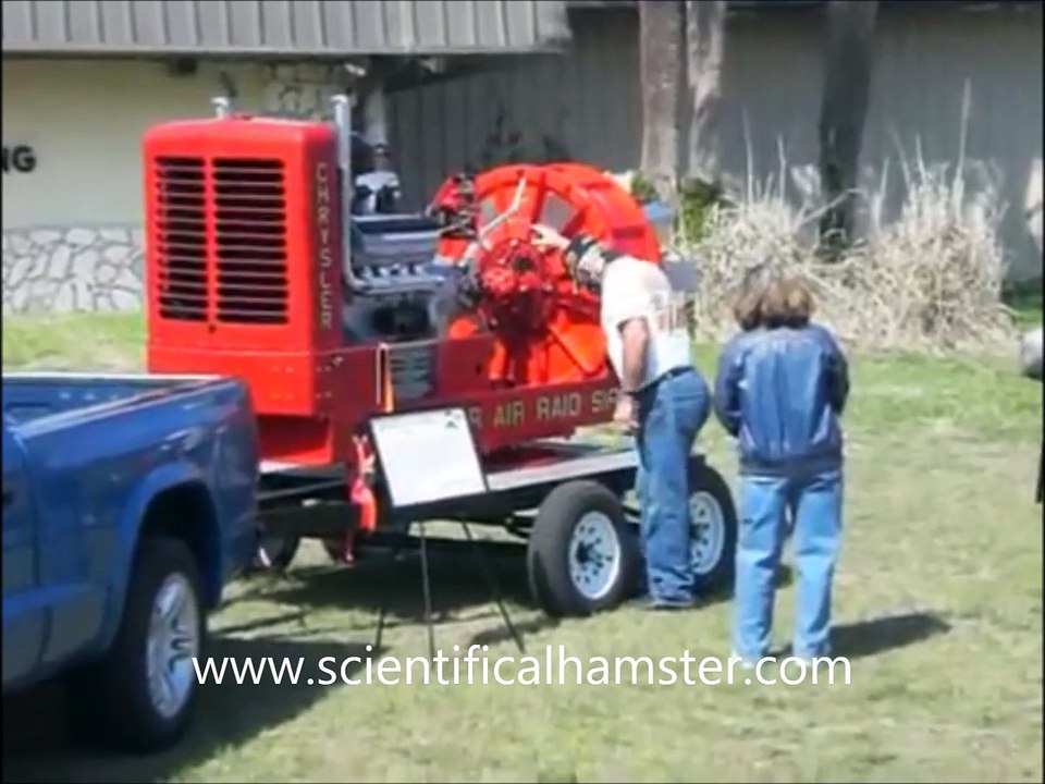 Chrysler Hemi Powered Air Raid Siren