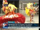 Millones de brasileños celebran el Carnaval de Rio de Janeiro