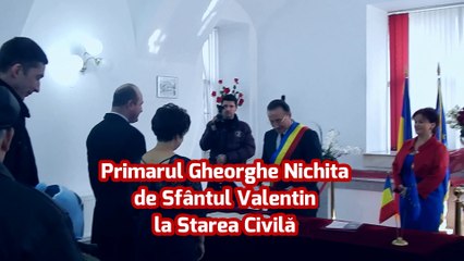 Primarul Gheorghe Nichita de Sfantul Valentin la Starea Civila