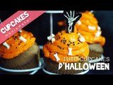Recette Cupcakes d'Halloween (nutella/banane & confiture de mûre)