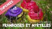 Recette Cupcakes framboises et myrtilles