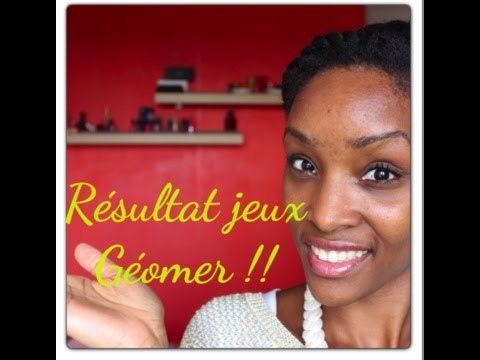 Résultat Concours avec Géomer