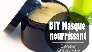 DIY Masque nourrissant I Entretien cheveu afro