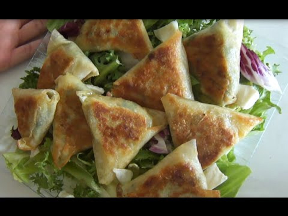 Recette Facile : Briouates/Brick aux thons et épinards