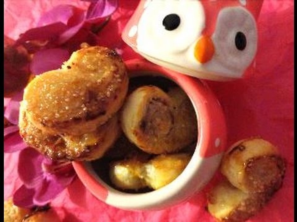 Recette pour la saint valentin: les palmiers #evycuisine