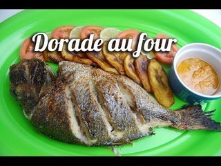 Dorade au four aux épices africaines