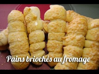Pains briochés aux fromages