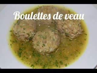Recette des Boulettes de veau