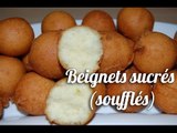 Recette Beignets sucrés (beignets soufflés) / Sweet fritter recipe