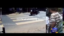 CCTV of shocking accident Death a young girl.