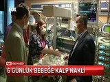 Tıp dünyası bu nakili konuşuyor 6 günlük bebeğe kalp nakli yapıldı