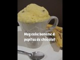 Recette Mug cake banane pépites de chocolat