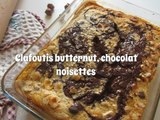 Recette Clafoutis à la butternut, chocolat et noisettes