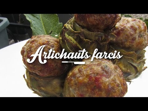 Recette des artichauts farcis (Bouquet d'artichauts)