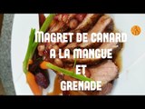 Magret de canard à la mangue et grenade ***Plat St Valentin***