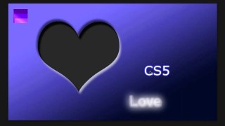 Photoshop CS5 Love  - Tutorial on Valentine Heart Design