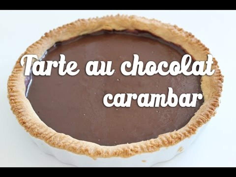 Recette de la Tarte au chocolat Carambar