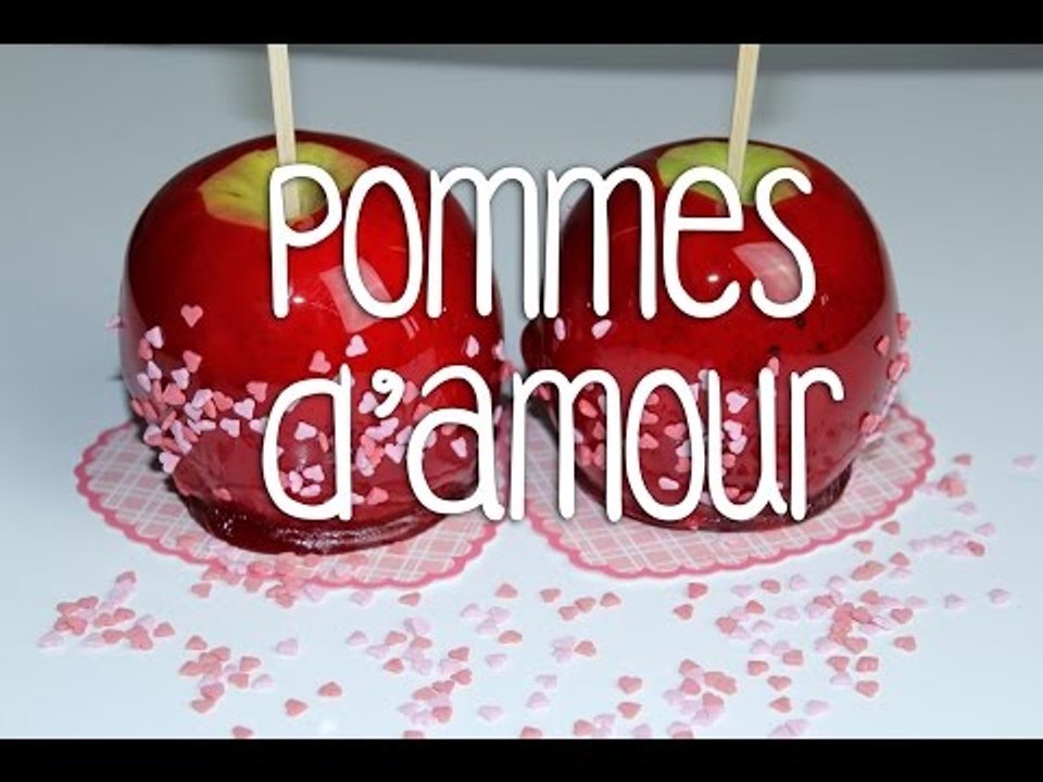 Recette des Pommes d'amour pour la St Valentin ❤︎