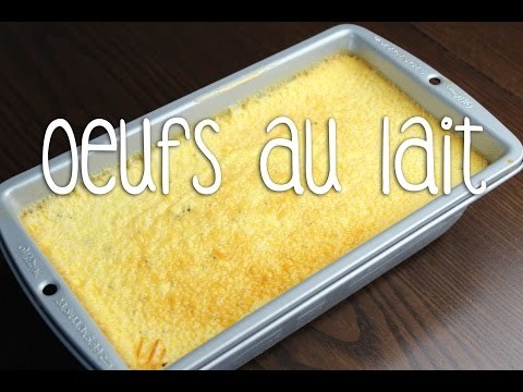 Recette des Oeufs au lait Thermomix