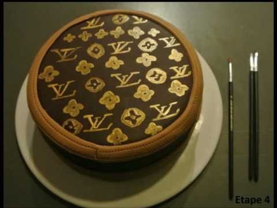Tutoriel cake design Louis Vuitton