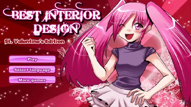 valentine Spiel - Valentinstag beste Zimmer vordere Design Spiel - Kostenlose Online-Spiele