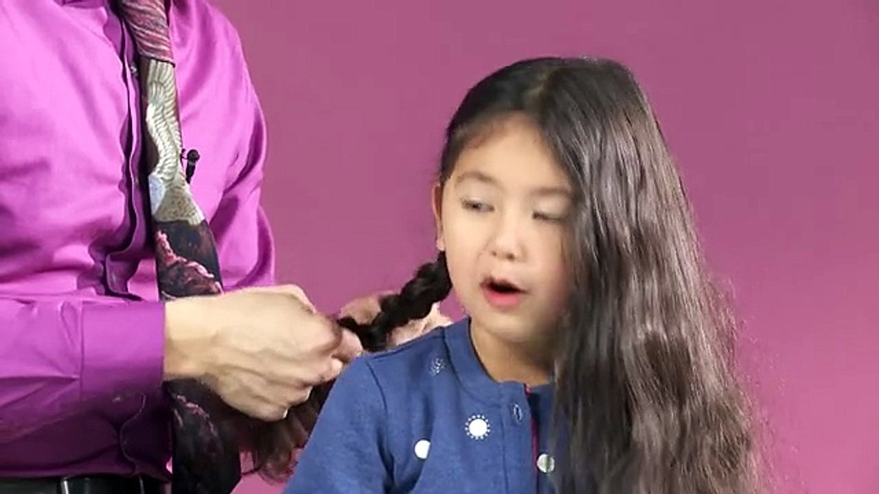 Dads Style Their Daughters' Hair For The First Time