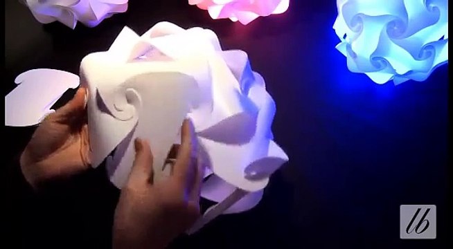 30 Elemente jigsaw lamp Bauanleitung instruction