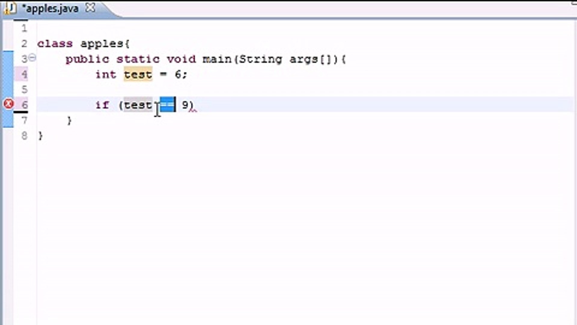 Java Programming Tutorial - 10 - If Statement