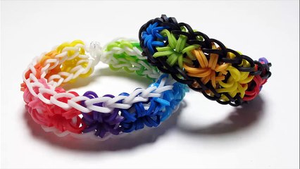 Rainbow Loom Starburst Bracelets星星手環- 彩虹編織器中文教學
