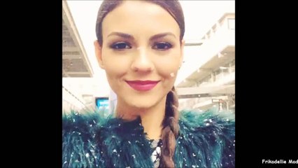 SNOW!! Victoria Justice - Just left the Mara Hoffman show & it was sooo cool.