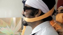How to tie the Sikh Turban: Wilbur Sargunaraj