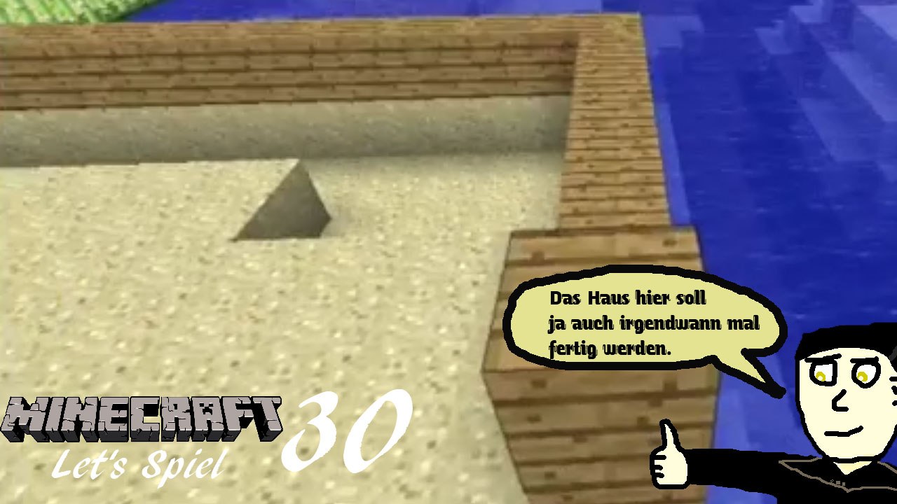 Minecraft 'Let's Spiel' (Let's Play) 30: Weiterbau an der Strandhütte