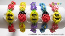 小蜜蜂手鍊 Honey Bee Bracelets -  彩虹編織器中文教學 Rainbow Loom Chinese Tutorial