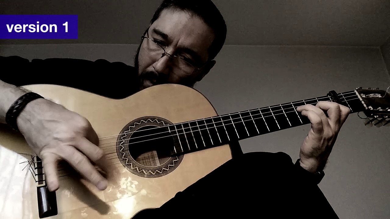 Rasgueado Exercise - 6 (Solea - 3 Versions)