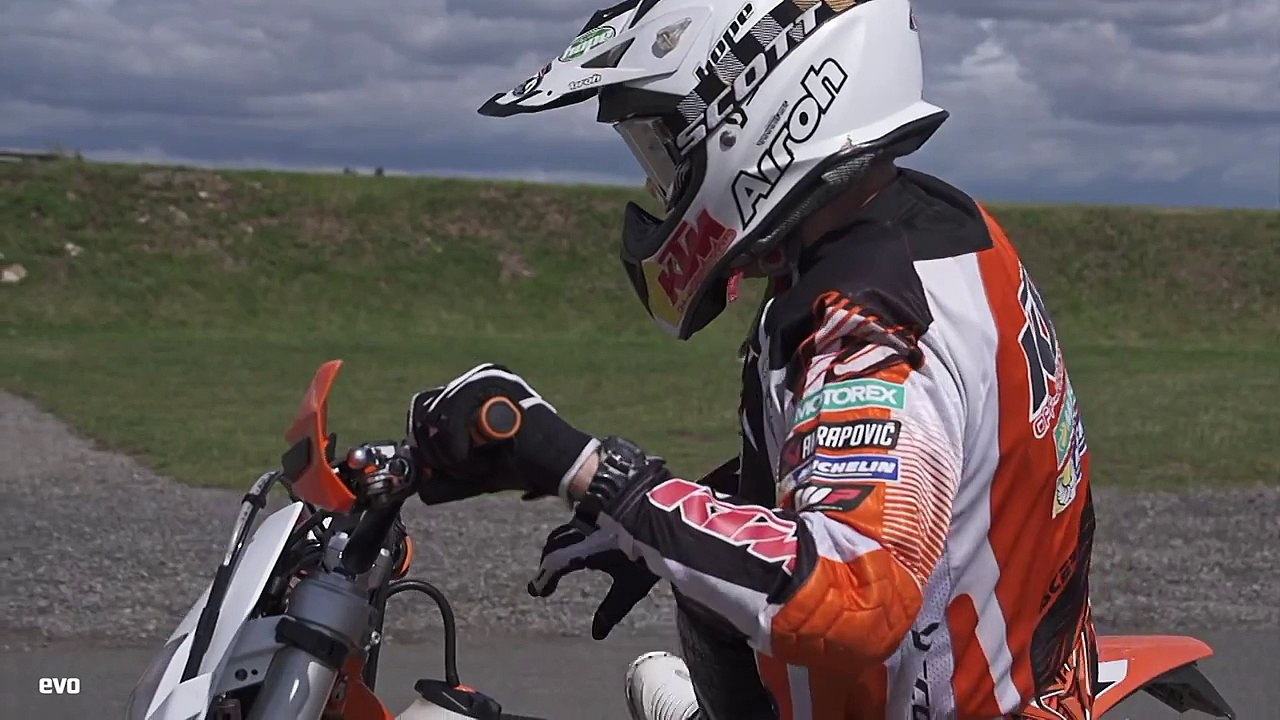 KTM 450 EXC v Datsun 240Z rally car | evo CAR v BIKE