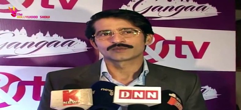 Hiten Tejwani,Jaya Bhattacharya,Rakhi & Ruhana at the & TV's Curtain Raiser of show 'Gangaa'