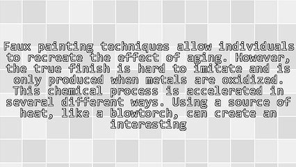 The Aged Beauty Of A Verdigris Patina