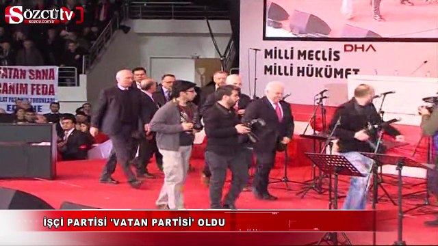 İşçi Partisi 'Vatan Partisi' oldu