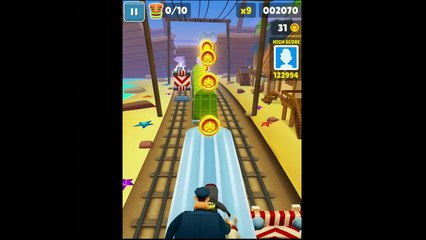 Gameplay Subway Surfers in Hawai