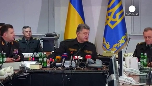 اعلام رسمی فرمان آتش بس از سوی رئیس جمهوری اوکراین