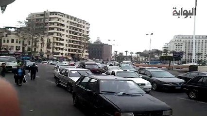 أجواء ممطره وتكدس مروري وتكثيف أمني وسط العاصمة