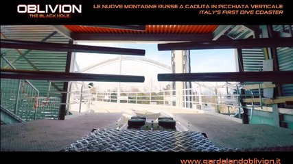 Essais pour  Oblivion - The Black Hole  à Gardaland
