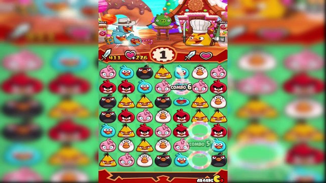 Angry Birds Fight! - Epic Match With Black Birds Wizard Boss Spotted Gameplay Walkthrough Part 8