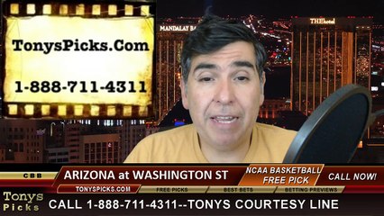 Download Video: Washington St Cougars vs. Arizona Wildcats Free Pick Prediction NCAA College Basketball Odds Preview 2-15-2015